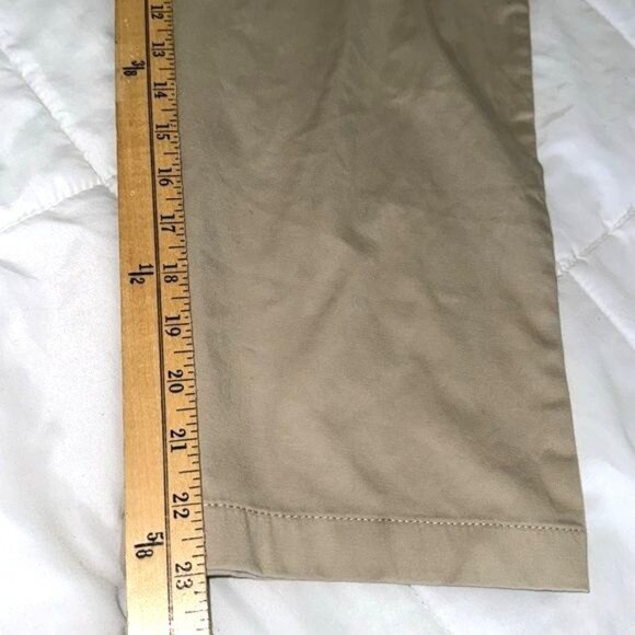 Charter Club Womens Classic Fit Khaki Pants Size 14 Cotton/Spandex - Picture 7 of 7